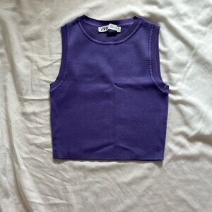Purple zara tank